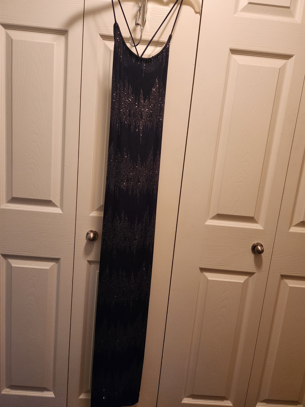 Jump Black Glitter Maxi Dress